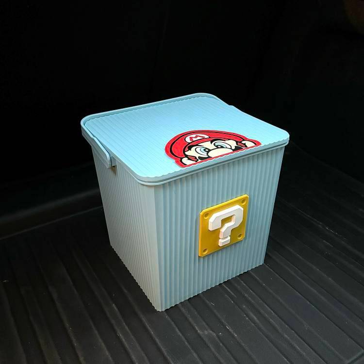 ONE SET OF HANDHELD + MARIO STICKERS + THREE-D THREE-DIMENSIONAL QUESTIONS + ONE SET